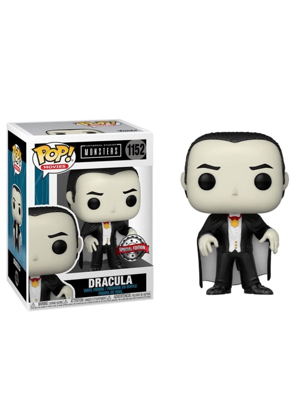 Funko POP! Movies Universal Monsters - Dracula Vinyl Figure #1152 Exclusive’s